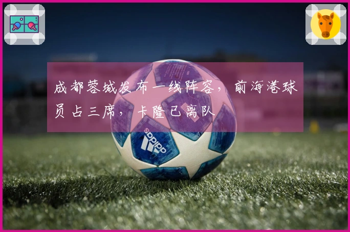 成都蓉城发布一线阵容，前海港球员占三席，卡隆已离队